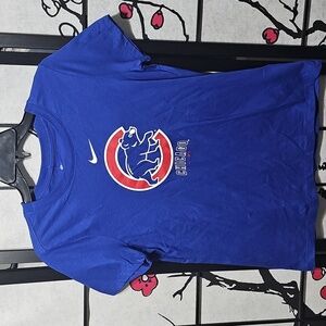 Nike Blue Chicago Graphic Tee Shirt Small New